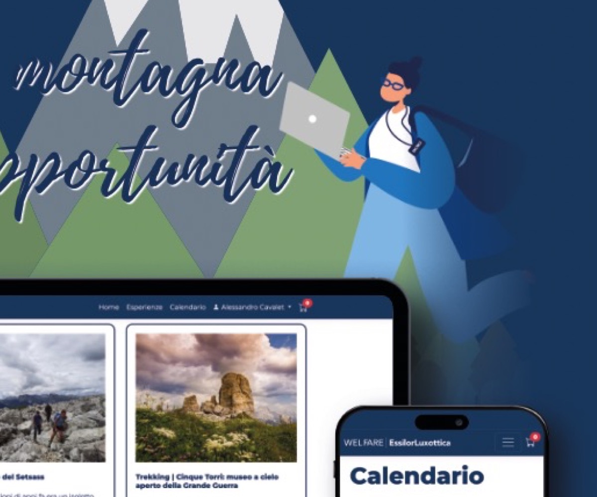 Piattaforma “Una montagna di opportunità” su tablet e smartphone