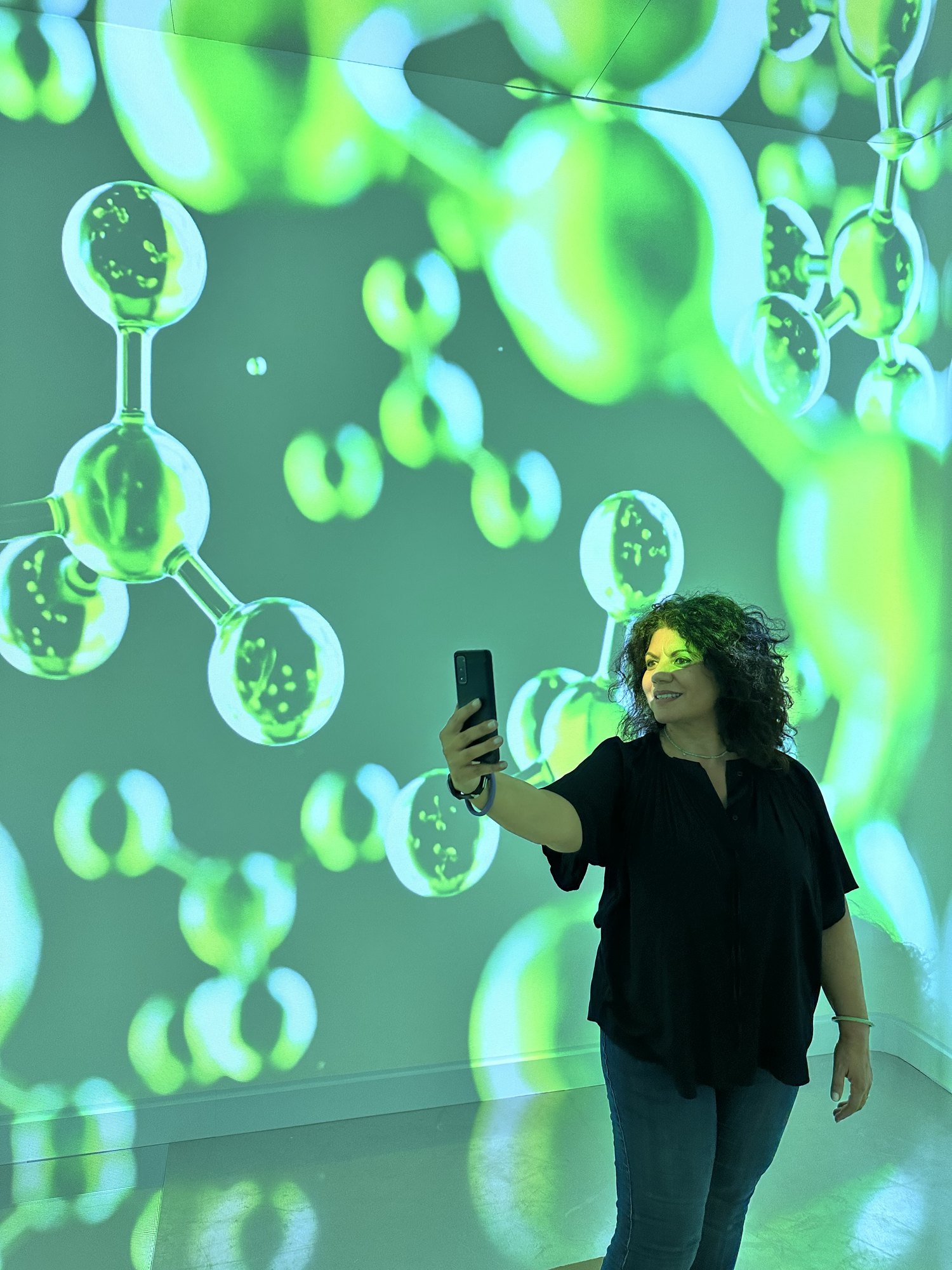 Francesca Testa prova la room immersiva