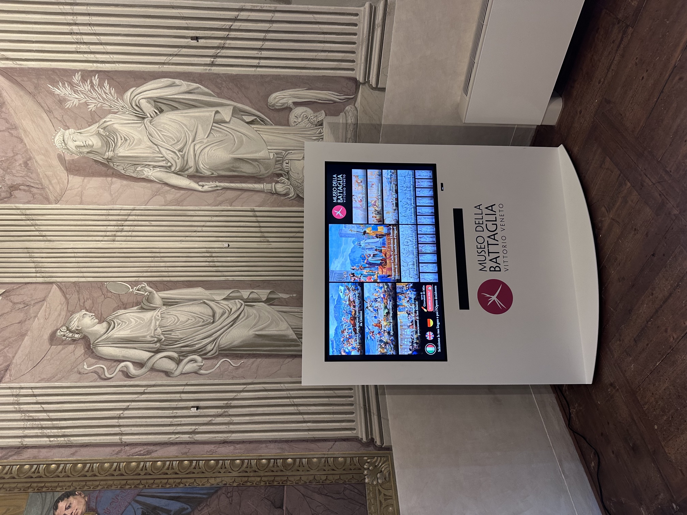 Postazione Titan Touch installata nel Museo