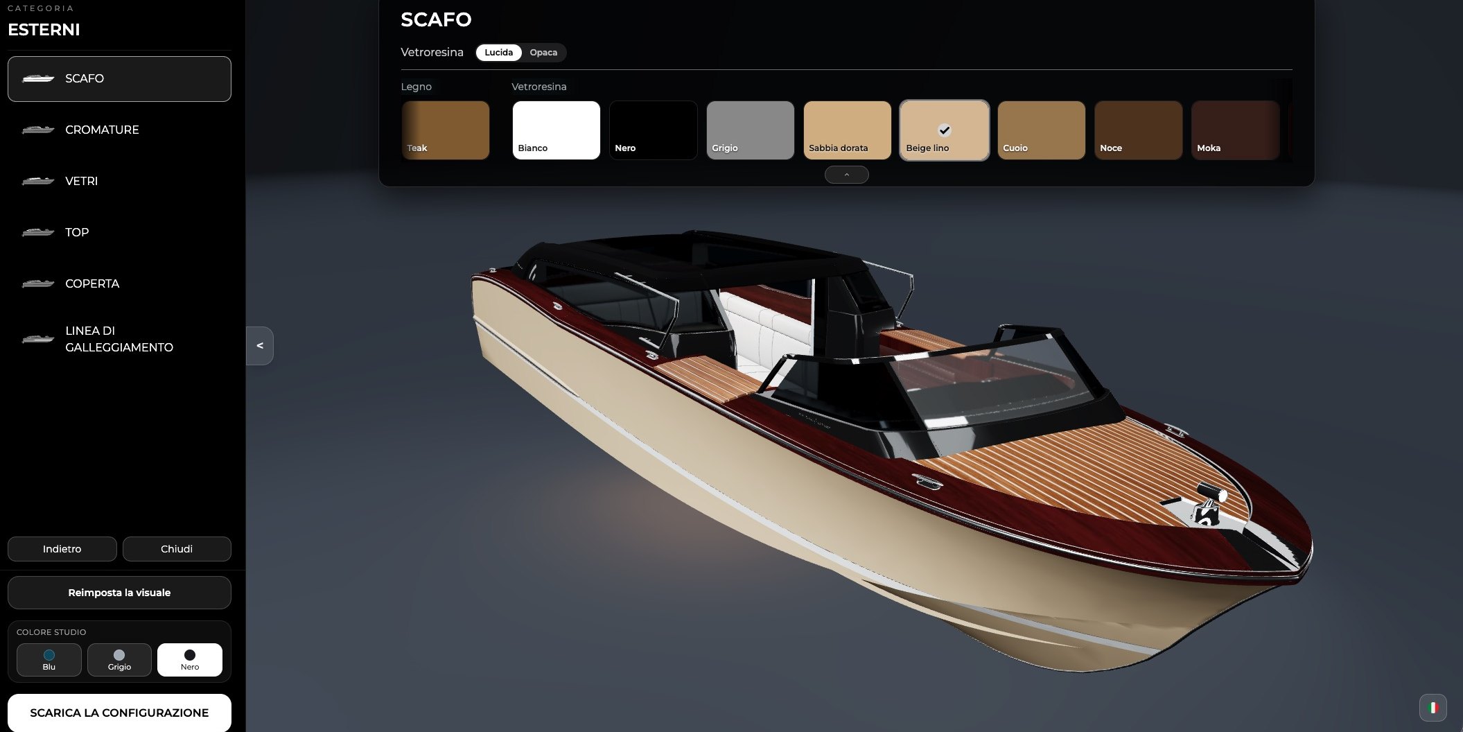 Vizianello GV30 Thunder — immagine dal progetto