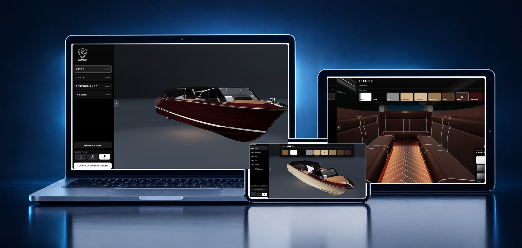 Il configuratore GV30 Thunder — immagine dal progetto