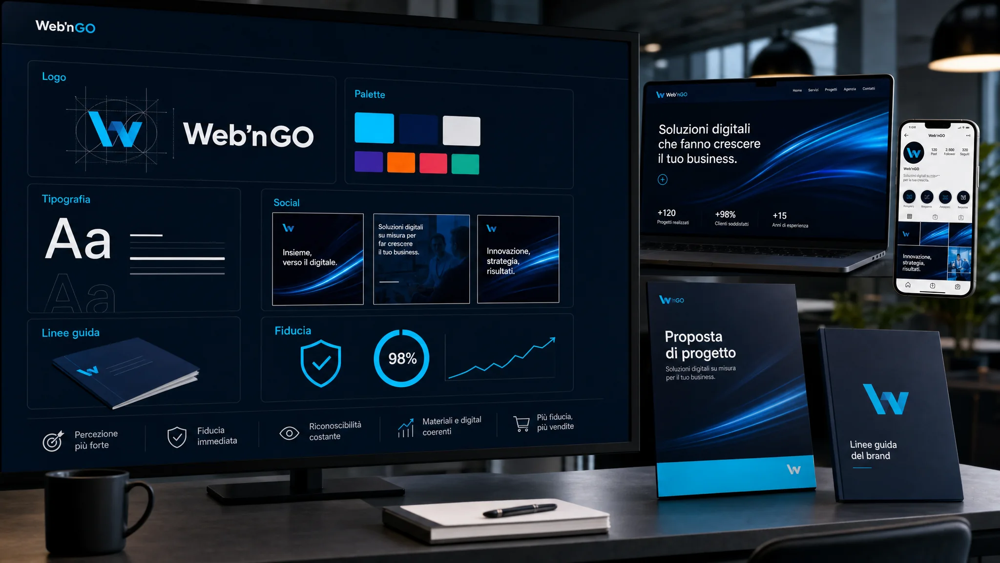 Sistema brand identity Web’nGO